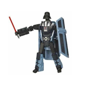 Star Wars 30Th Anniversary Saga 2007 Transformers Action Figure Darth Vader To Tie Advanced