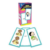 Carson Dellosa American Sign Language Flash Cards for Toddlers, ASL Flash Cards, 122 ASL Signs including Sight Words, Alphabet, Numbers, Feelings, Animals, Preschool and Kindergarten