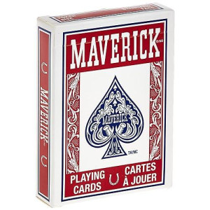 Maverick Standard Index Playing Cards, 1 Ct (Colors May Vary)