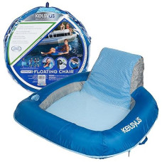 Kelsyus Spring Float Pool Chair, Light Blue