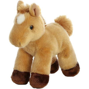 Aurora� Adorable Mini Flopsie� Prancer� Stuffed Animal - Playful Ease - Timeless Companions - Brown 8 Inches