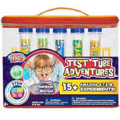 Test Tube Adventures Lab In A Bag By Be Amazing! Toys-Test Tube Science Kits For Kids-Science Toys For Kids-15 Experiments Included - Chemistry Kit For Boys & Girls - Ages 8+,Original Version,Bat4420