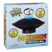 Toysmith: 3-D Mirascope, 6" Instant Hologram Image Maker, Includes A Plastic Frog To Display And Complete Instructions For Use, For Boys & Girls 8+,Black