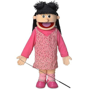 25 Susie, Peach Girl, Full Body, Ventriloquist Style Puppet