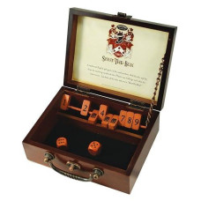 Front Porch Classics | Circa Shut The Box, Wooden 9 Number Dice Game With Case For Travel, For Adults And Kids Ages 8 And Up