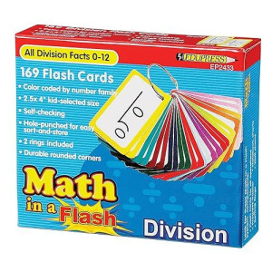 Edupress Math In A Flash Cards, Division (Ep62433), Multi