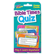 Bible Times Quiz Challenge Cards