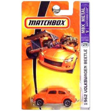 Matchbox 2007 1:64 Scale Orange 1962 Volkswagen Beetle Die Cast Car #29