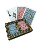 Kem Arrow Red And Blue Bridge Size Jumbo Index Playing Cards Height: 3.63" , Width: 2.38", Depth: 0.69