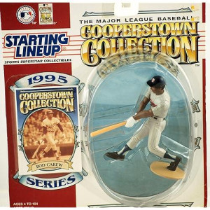 Starting Lineup 1995 - Kenner Cooperstown Collection - Rod Carew #29 - Minnesota Twins - Vintage Action Figure - W/ Trading Card - Limited Edition - Collectible
