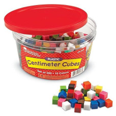 Learning Resources Centimeter Cubes, Counting/Sorting Toy, Assorted Colors, Math Cubes, Learning Cubes For Kids, Set Of 500, Ages 6+
