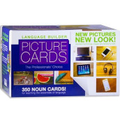 Stages Learning Materials Language Builder Flashcards, Noun Flashcards, Autism Learning Picture Cards , White
