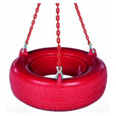 Playkids Tire Red + 3 Clevis (Sh-42) +3 H-55 Chain Red