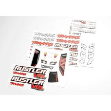 Traxxas 3713R Rustler Vxl Decal Sheets