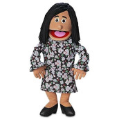 30" Maria, Hispanic Mom / Teacher, Professional Performance Puppet with Removable Legs, Full or Half Body