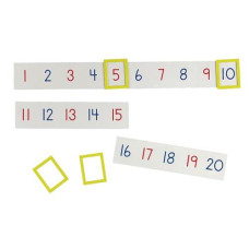 Learning Resources Magnetic Number Line 1-100, 20 Magnets, Classroom Accessories, Teacher Aids, Sets Of 5 Magnets, Ages 3+ (Ler5194)