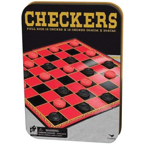Basic Checker Set In A Tin