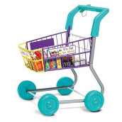 Casdon Shopping Trolley - Colourful Toy Shopping Trolley For Children Aged 3 Plus - Equipped With Everything Needed For An Exciting Shopping Trip