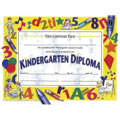 Hayes School Publishing Publishing Kindergarten Diploma, 8.5" X 11", Pack Of 30,Multi