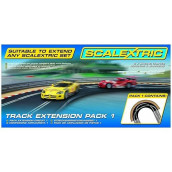 Scalextric C8510 Track Extension Pack - 2X Racing Curves Borders- Barriers, Large, Multi-Colored