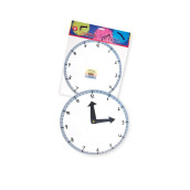 Hygloss Products Learn-To-Tell-Time Paper Clock Kit