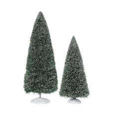 Department 56 Accessories For Villages Bag-O-Frosted Topiaries Tree Accessory Figurine
