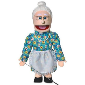 25" Granny, Peach Grandmother, Full Body, Ventriloquist Style Puppet