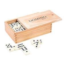 Engelhart - Big Size 10Mm Thick Dominoes Double 9 Set -55 Spinner Dominoes- 250123