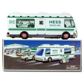 Hess 1998 Truck Recreation Van With Dune Buggy And Motorcycle
