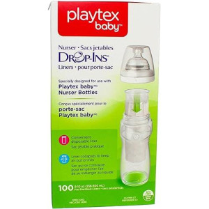 Playtex Drop-Ins 8 Oz Liners, 100 Ct