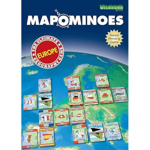 Mapominoes Europe  The Ultimate Geography Game  Fun And Educational Travel Card Game About Connecting European Countries For Kids Teens And Adults. Like Dominoes With Maps.