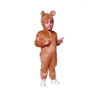 Cute Bear Pajamas Infant & Toddler Costume (1-2 Infant/Brown)
