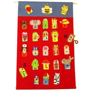Get Ready Kids Alphabet Finger Puppets & Wall Chart, Multicolor (Mtb737)