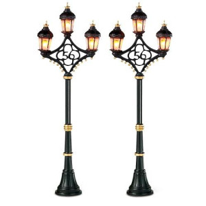 Department 56 Accessories for Villages Fifty-Six Street Lights Accessory Figurine (Set of 2)