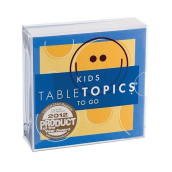 Tabletopics Kids To Go - 40 Conversation Starter Cards, Questions Perfect For Kids, Family Dinner Game, Parents Love Them