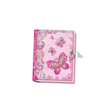 Pecoware Butterfly Diary With Lock