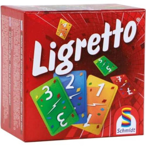 Schmidt Spiele Ligretto: Red - Card Game 2-4 Players - 10 Minutes Of Gameplay - Card Games For Family Game Night - Card Games For Kids And Adults Ages 8+ - English Version