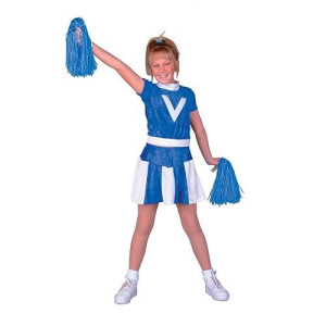 Rg Costumes Cheerleader-Velvet (Blue;Small)