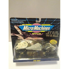 Micro Machines Star Wars Space Set - Millennium Falcon , Imperial Star Destroyer , X-Wing Starfighter
