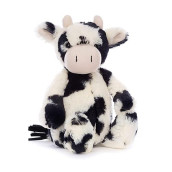 Jellycat Bashful Cow Calf Stuffed Animal, Medium, 12 Inches