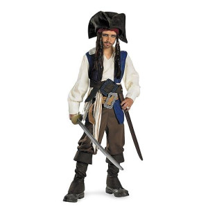 Captain Jack Sparrow Deluxe Child Costume - Small (4-6)