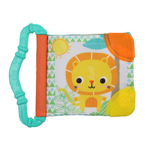 Bright Starts Teethe & Read Soft Book Toy, Ages 3 Months +, Style May Vary