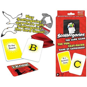 Scattergories The Card Game Your Favorite Categories Game Meets Slap Jack For At Home, On A Road Trip, Or Vacation 2 Or More Players Ages 8 And Up
