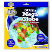 Brainstorm Toys Fact Finders Mega Globe Inflatable 20" In Diameter