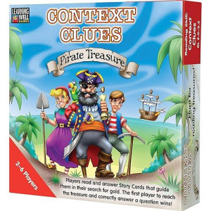 Learning Well Games Context Clues-Pirate Treasure Game, Red Levels 2.0-3.5