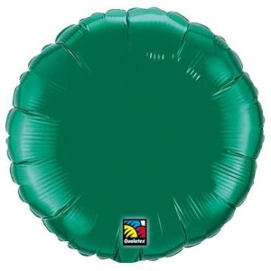Qualatex 18" Emerald Green Round Foil Balloon