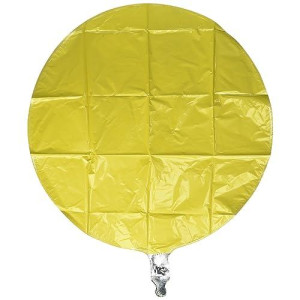 Qualatex 18" Yellow Round Foil Balloon
