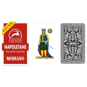 Napoletane 97/25 Modiano Regional Italian Playing Cards. Authentic Italian Deck.