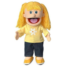 14" Katie, Peach Girl, Hand Puppet