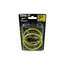 Pedal Id 1:9 Scale Bicycle: Tire & Chain Set: Yellow